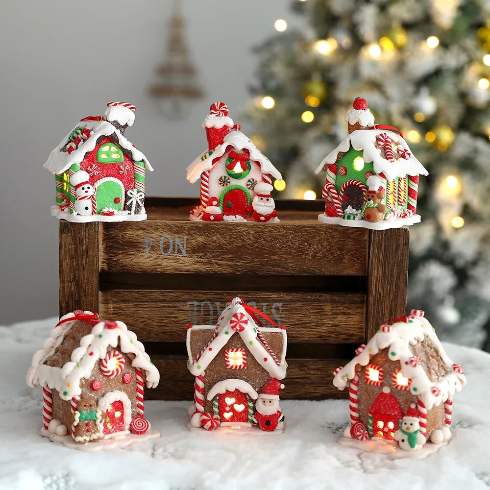 Gingerbread LED pendant ornament product detail