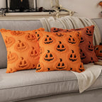 Pumpkin Halloween Throw Pillow Covers