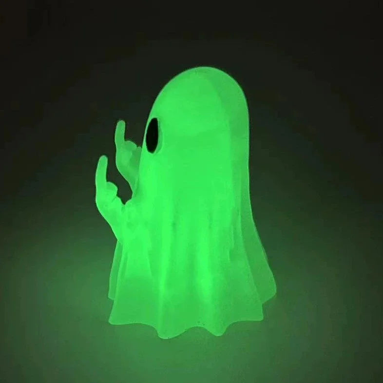 Glow-in-the-Dark Cheeky Ghost Statue
