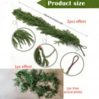 Artificial Norfolk Pine Christmas Wreath