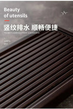 Solid Bamboo Wood Tea Tray Portable Rattan Mat Rectangle Serving Table Plate Storage Dish for Hotel Tea Plate Accessories Saucer
