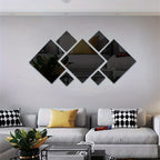 Acrylic Arched Wall Mirror