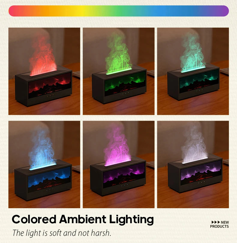 Color-Changing Fireplace Aroma Diffuser