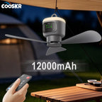 12000mAh Tent Ceiling Fan