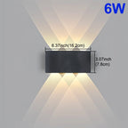 Wide-Voltage Waterproof Outdoor Wall Light