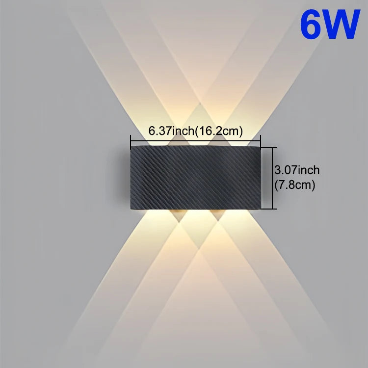Wide-Voltage Waterproof Outdoor Wall Light