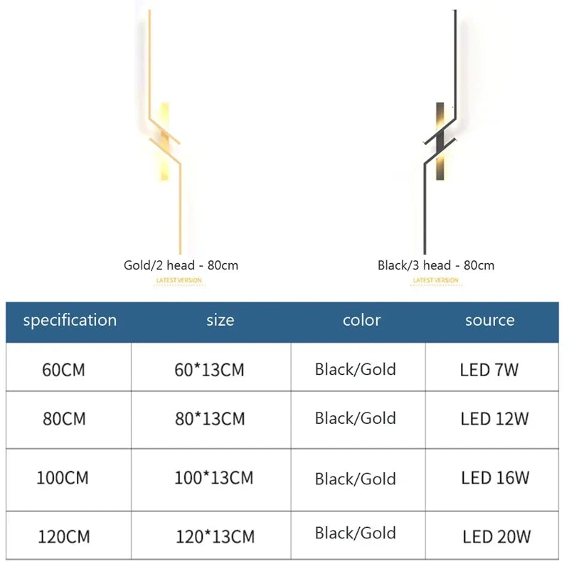 Strip Bedside LED Wall Light