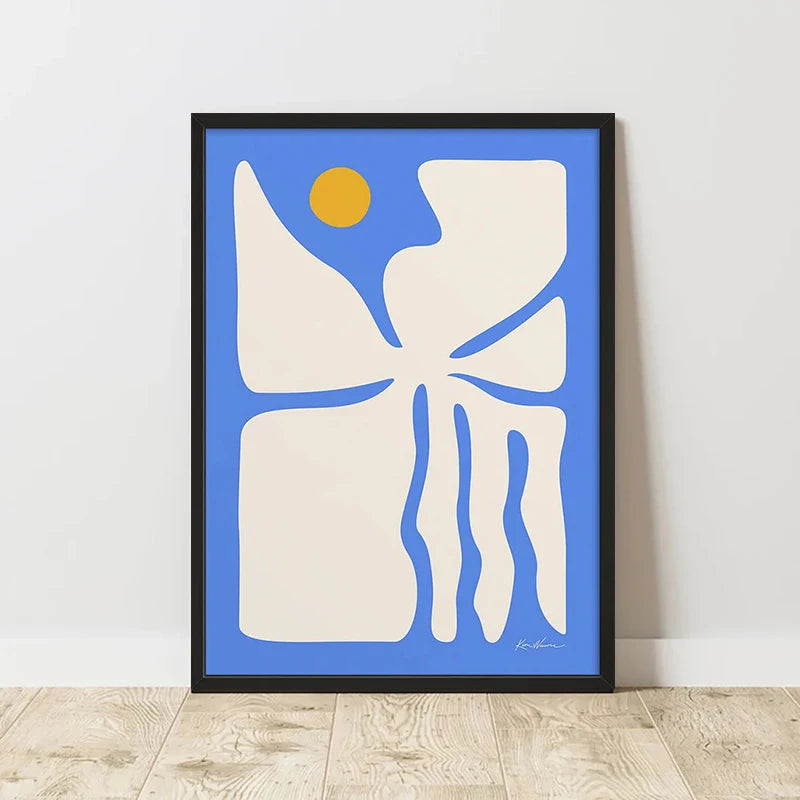 Retro Abstract Composition Canvas Print