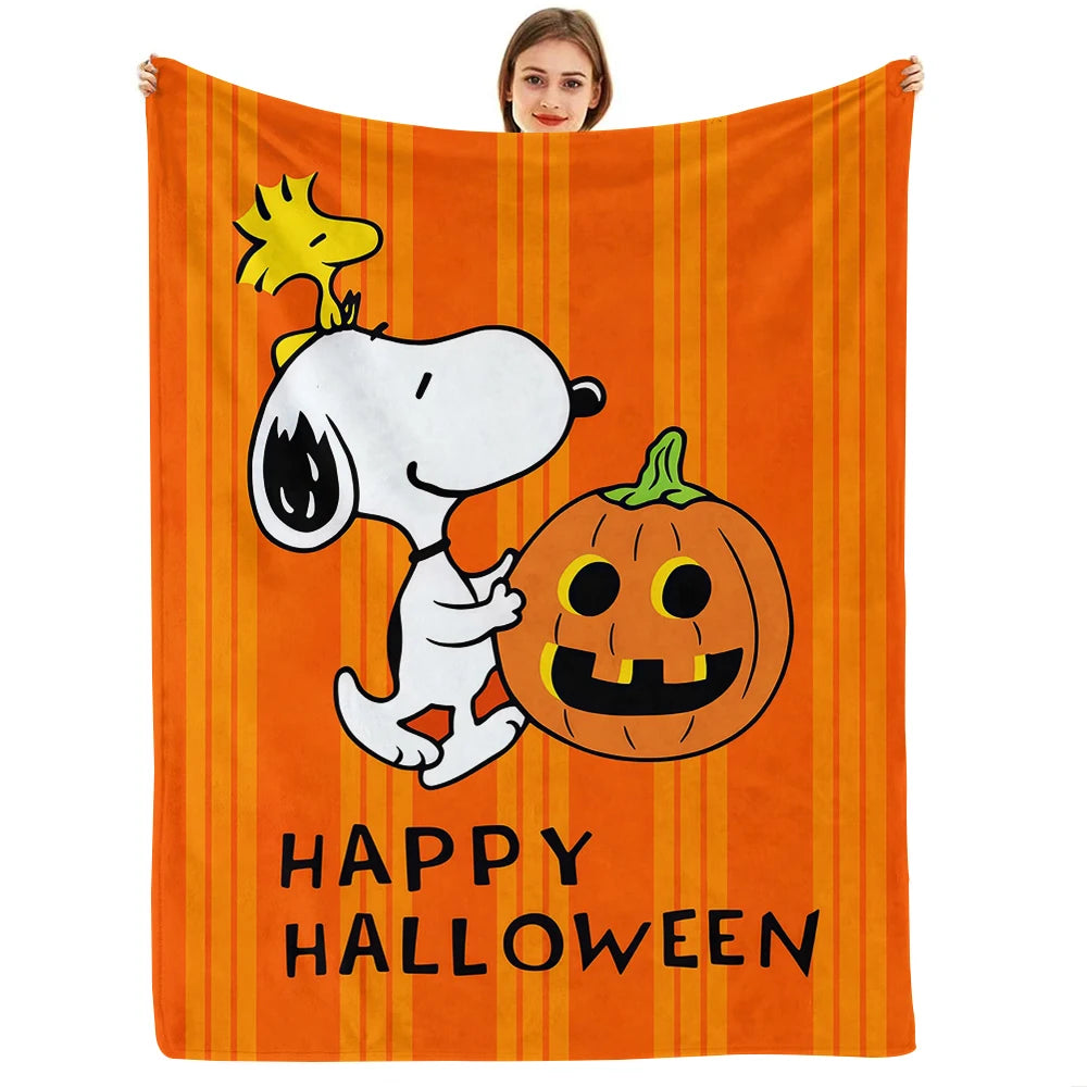 Halloween Sherpa Throw Blanket