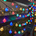 Crystal Solar Waterproof Outdoor String Lights