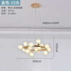 Glass LED Chandelier
