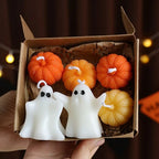Halloween Ghost Candle Atmosphere Home Modeling Wax Set Ghost Premium Gifts Aromatherapy Home Decoration Gifts