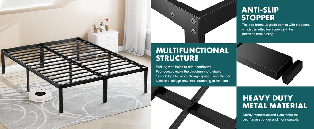 Metal Platform Bed Frame