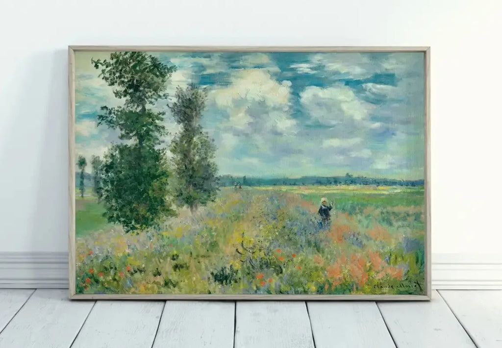 Impressionist Garden Landscape Canvas Print
