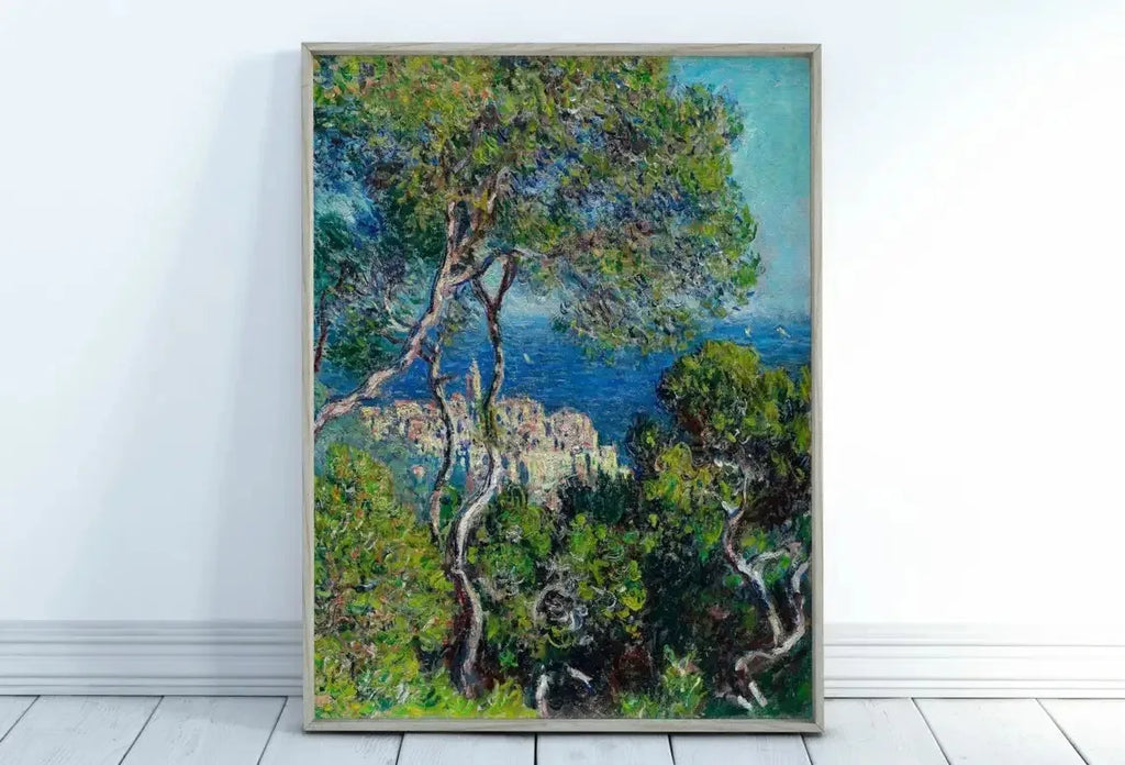 Impressionist Garden Landscape Canvas Print