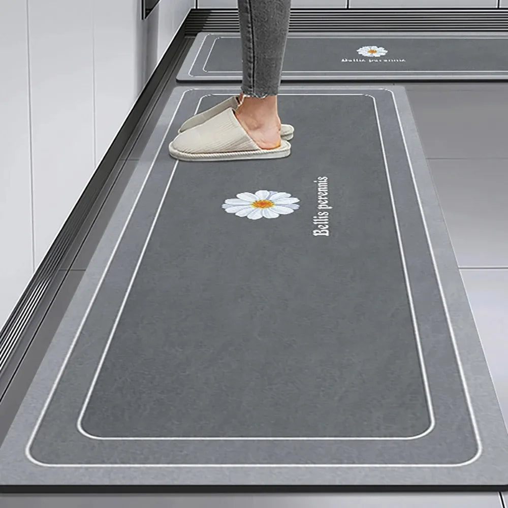 Crystal-Velvet Absorbent Kitchen Runner