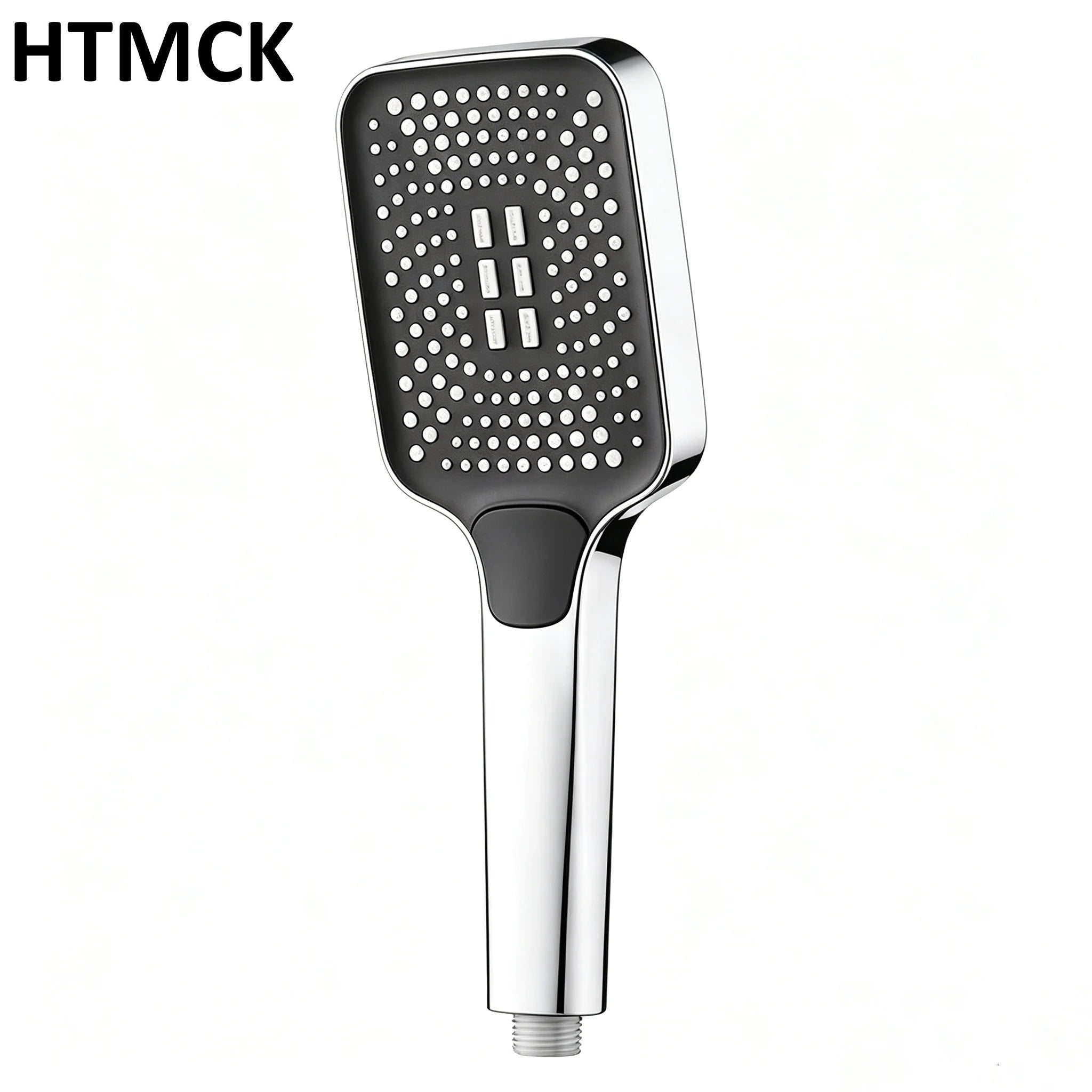 HTMCK Adjustable 3‑Mode High Pressure Shower Head, Large Flow Water‑Saving Rainfall Shower Head for Bathroom