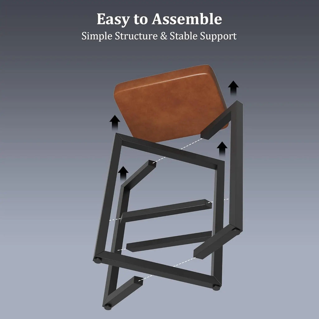 Backless Counter-Height Bar Stools