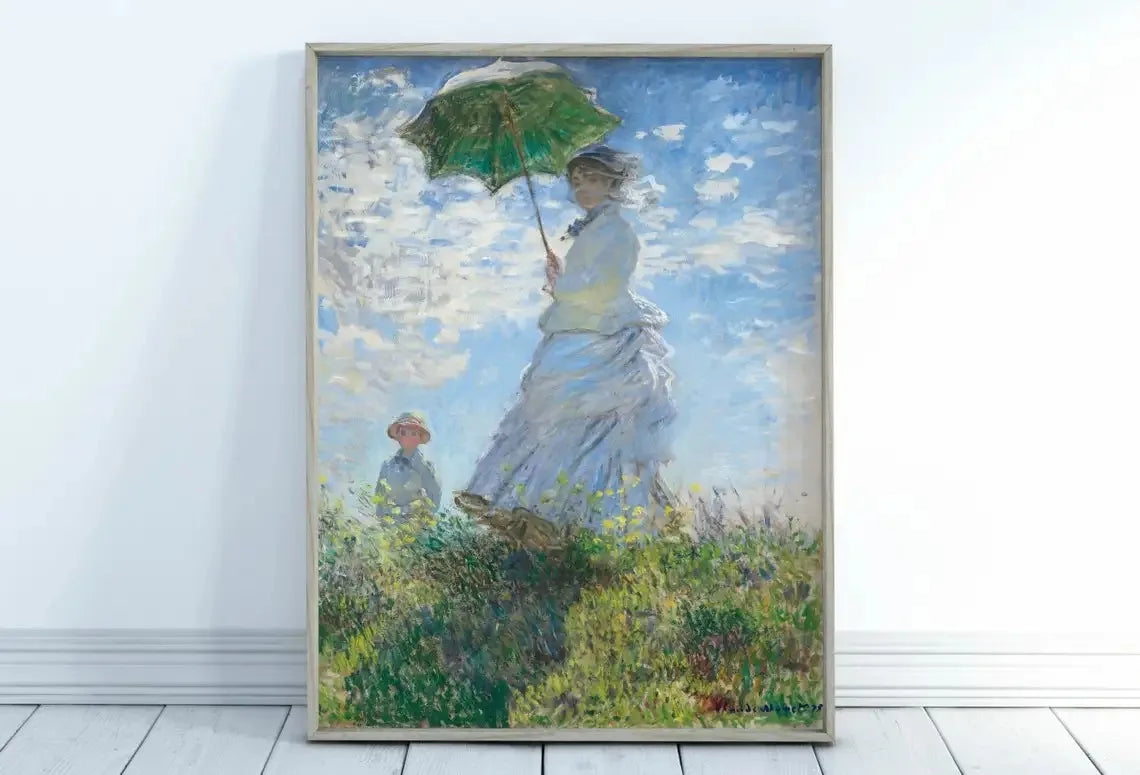 Impressionist Garden Landscape Canvas Print — WESTMERE