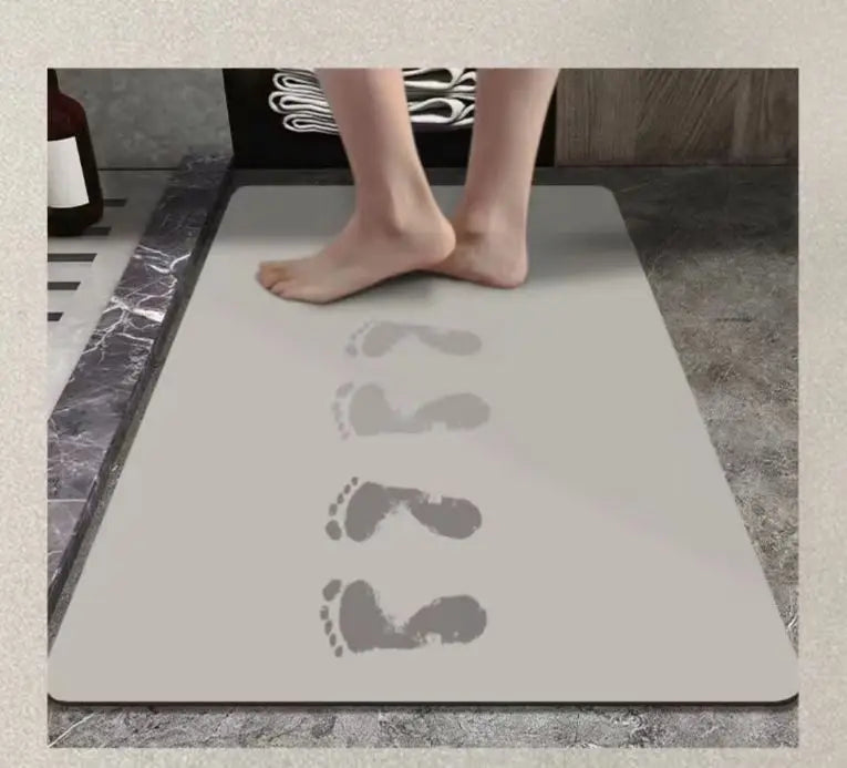 Cartoon Bathroom Soft Diatomaceous Mud Floor Mat, Bathroom Absorbent Foot Mat, Toilet Sink, Bedroom Mat, Carpet