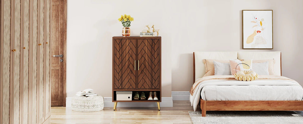 WalnutHaven 6-Tier Shoe Cabinet
