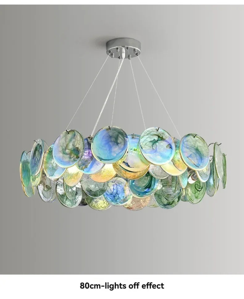 Colorful Murano Glass Chandelier