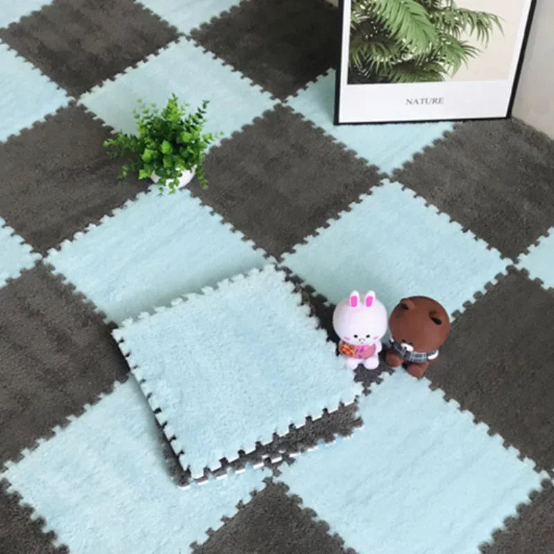 Interlocking Plush Kids Play Mat