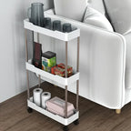 Slim Multi-Tier Rolling Storage Cart