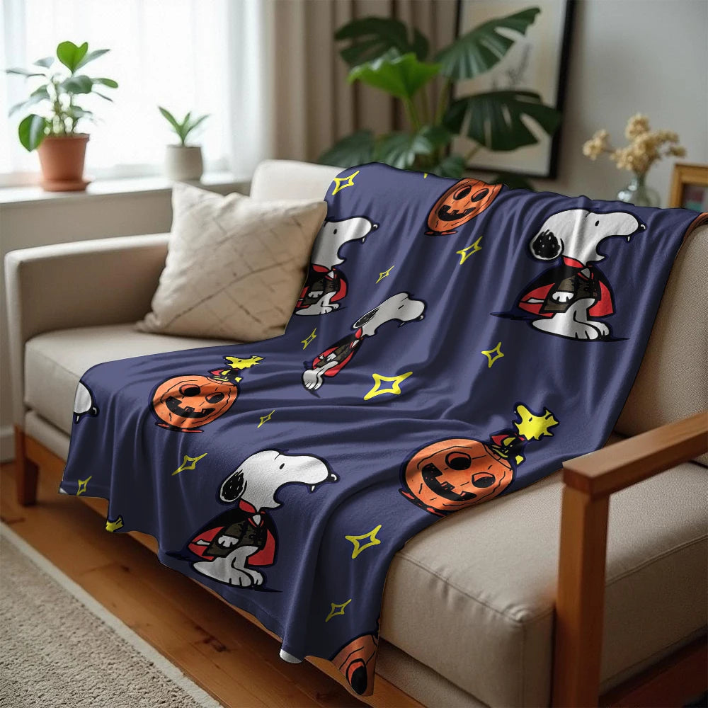 Halloween Sherpa Throw Blanket
