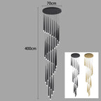 Modern Staircase LED Chandelier