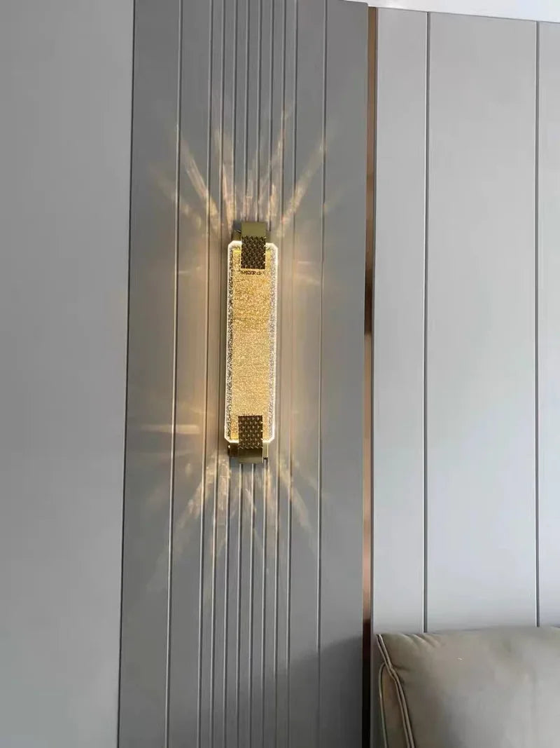 LuxeGlow Crystal Wall Sconce