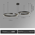 Ring LED Chandelier