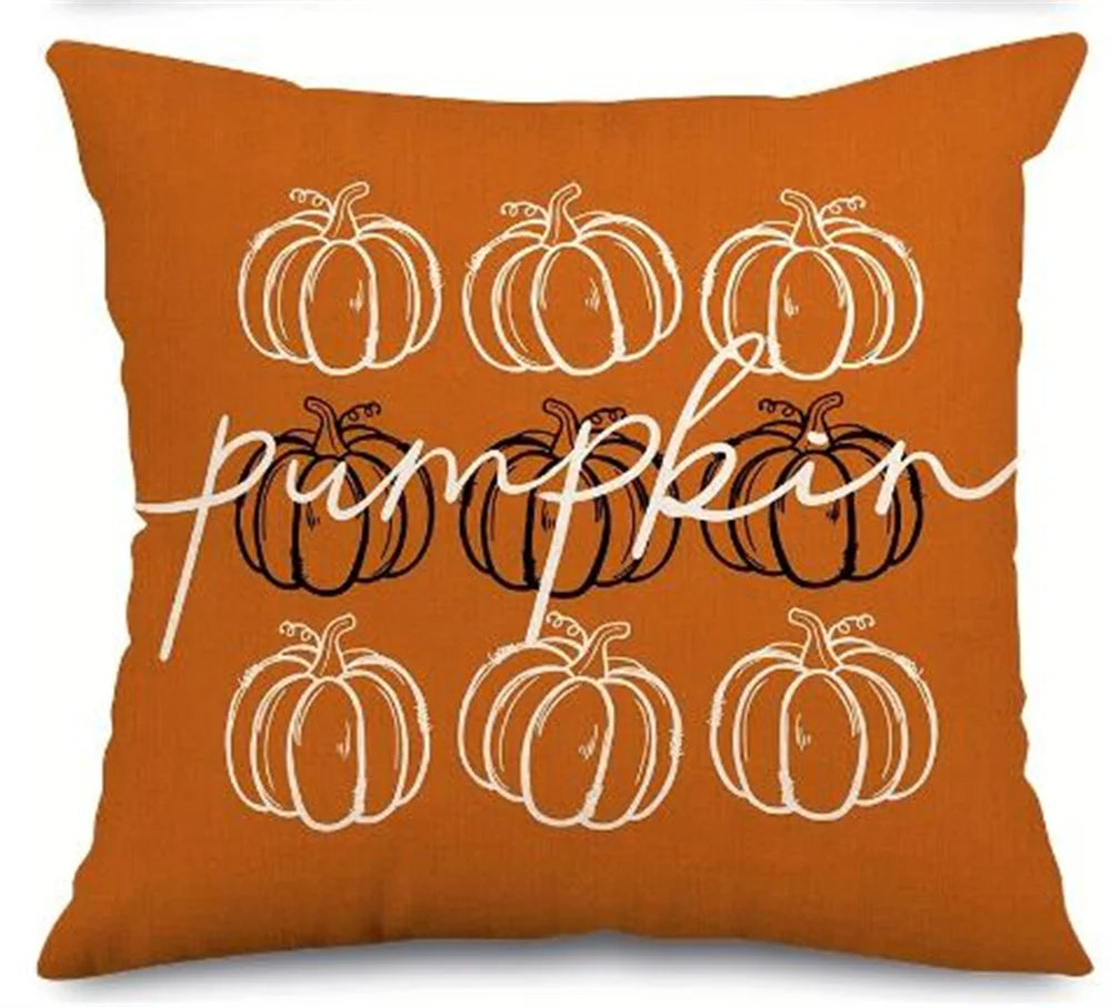Vintage Pumpkin Fall Pillow Covers