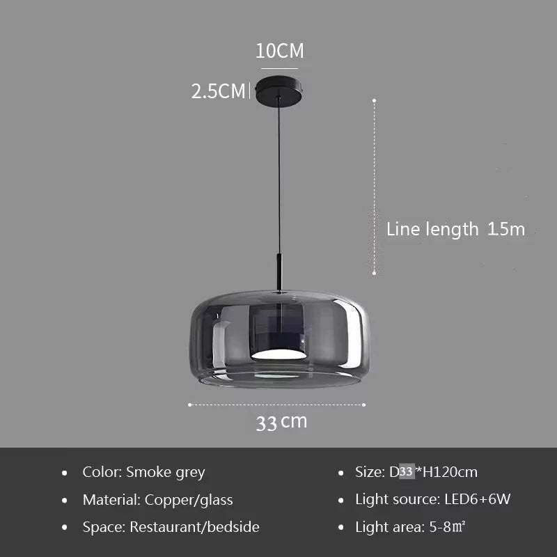 Glass Pendant Light