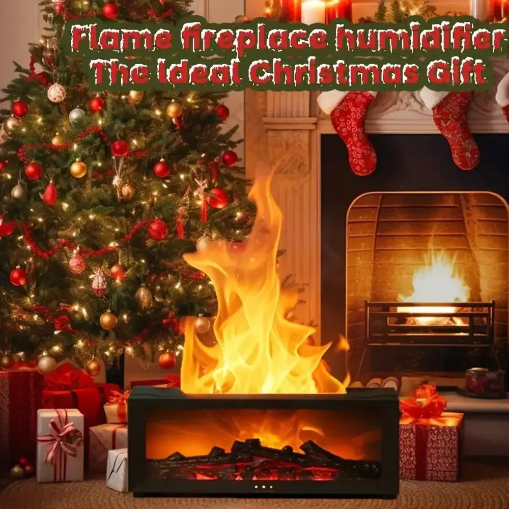 300ml Fireplace Flame Aroma Diffuser