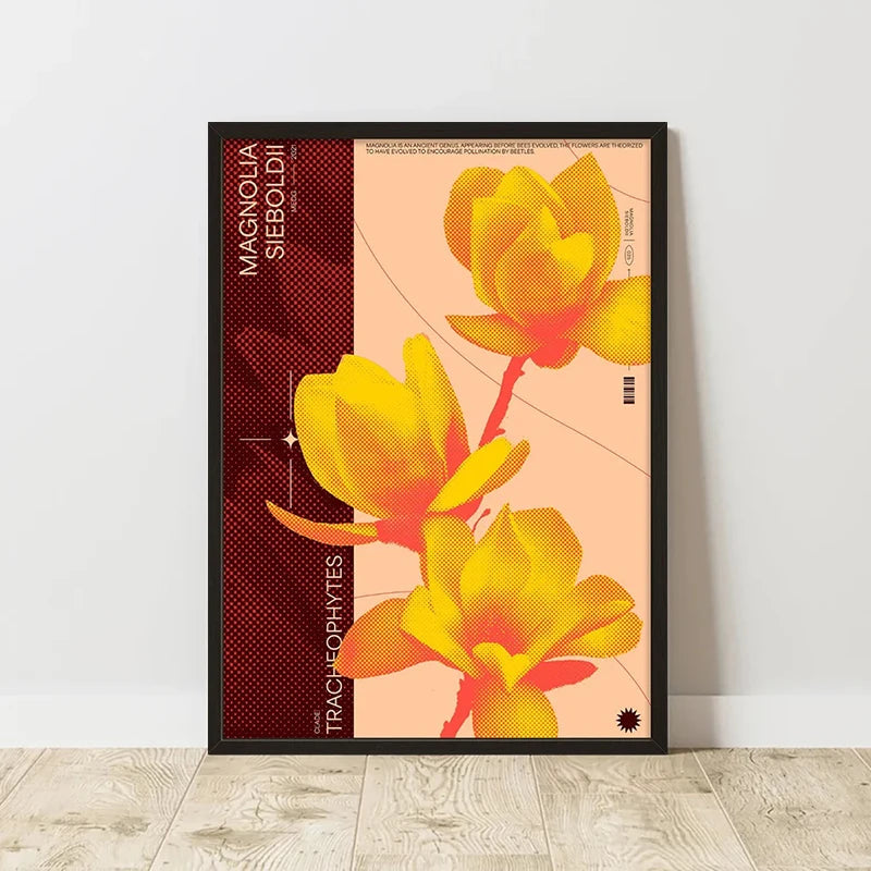 Retro Abstract Composition Canvas Print