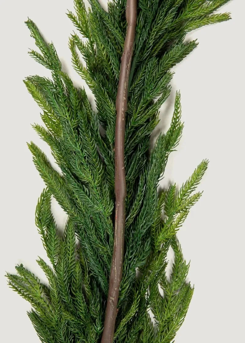 Full-Cascade Norfolk Pine Christmas Garland