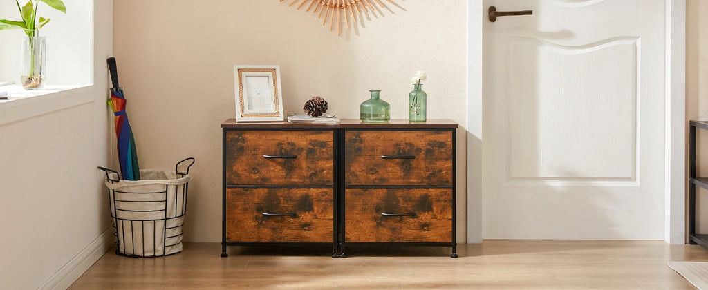 Fabric Drawer Nightstand