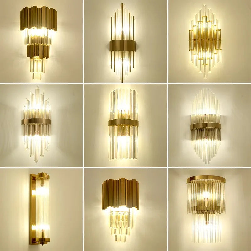 French Crystal Wall Sconce