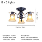 Glass Vintage Chandelier