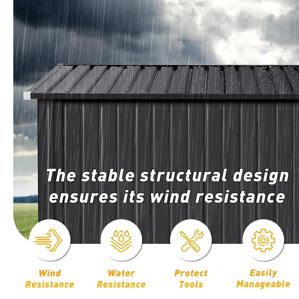 Outdoor Metal Storage Shed
