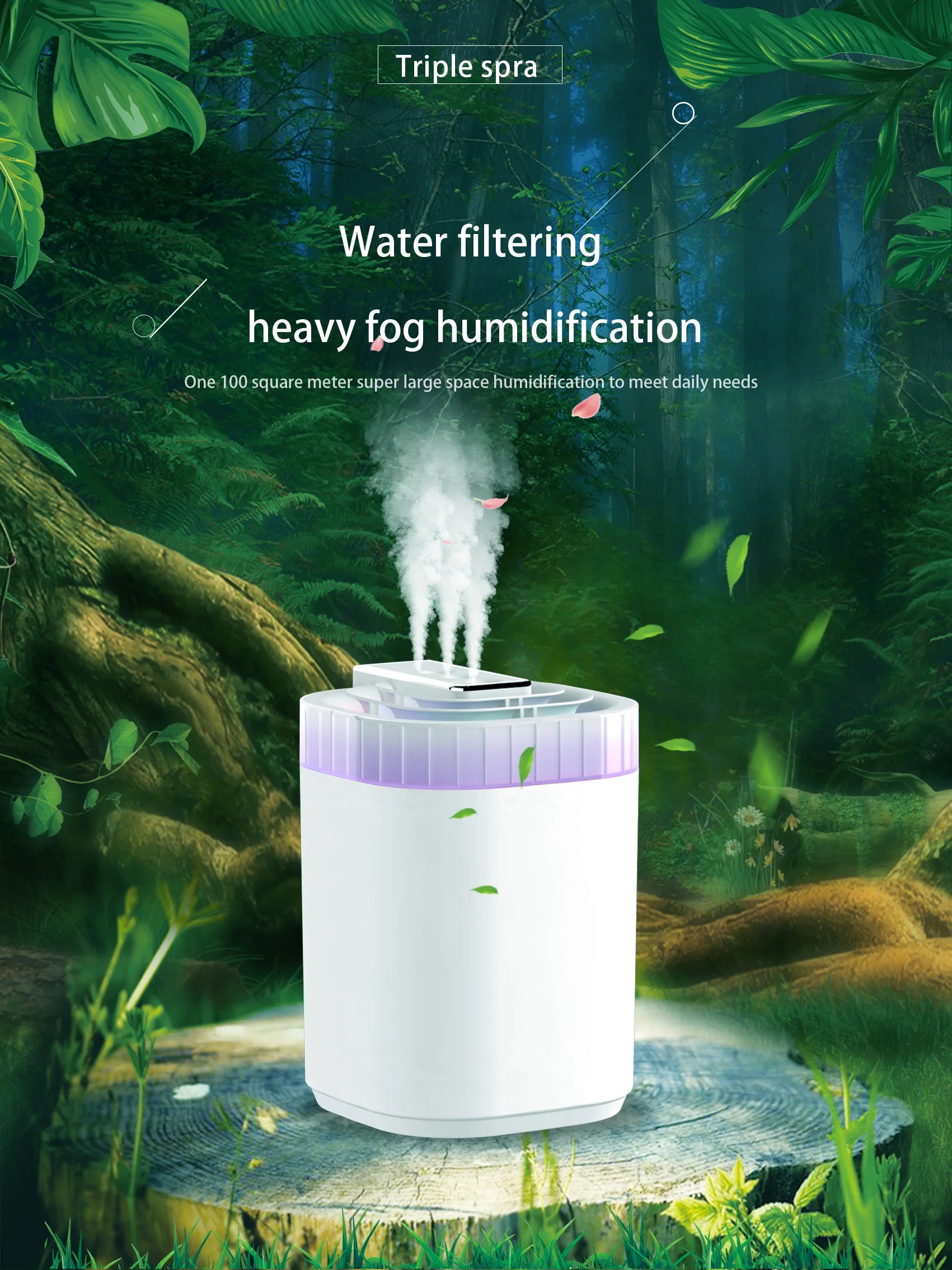 3L Ultrasonic Cool Mist Humidifier