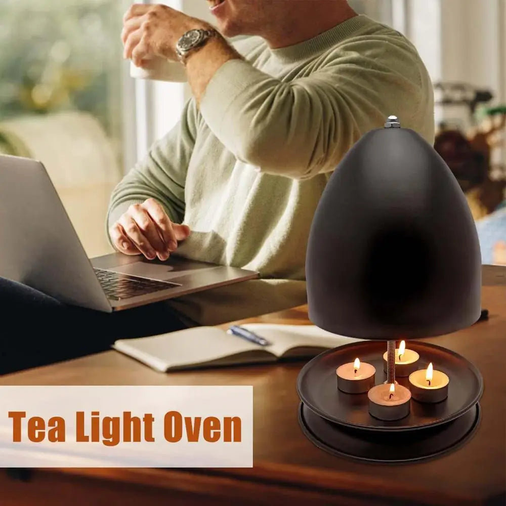Tea Light Candle Heater Metal Tea Light Stove And Oven Large Space