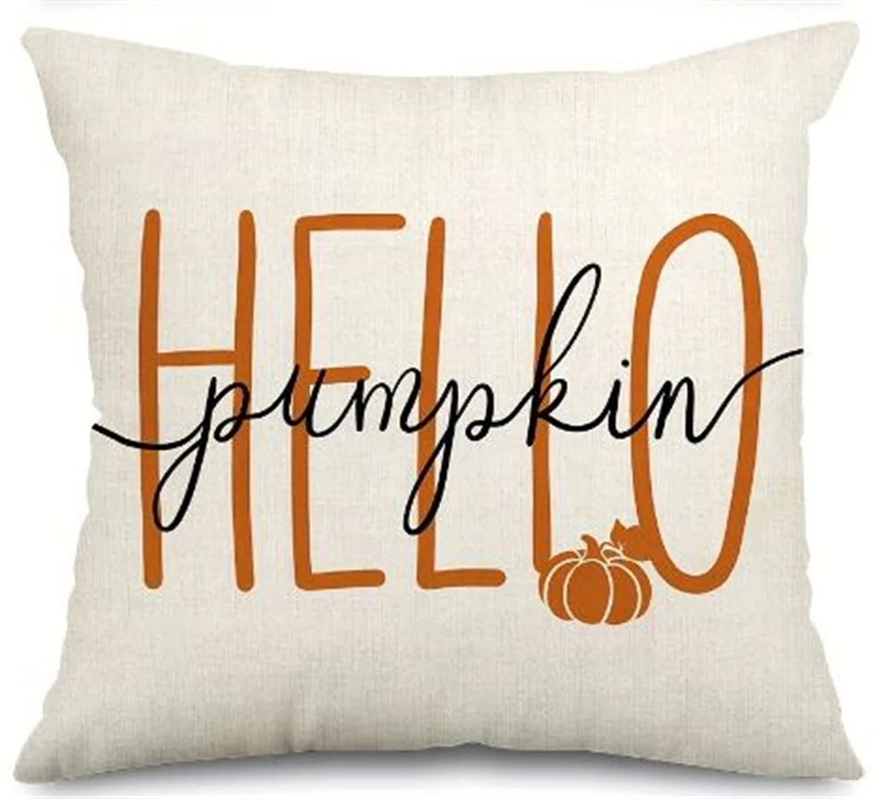 Vintage Pumpkin Fall Pillow Covers