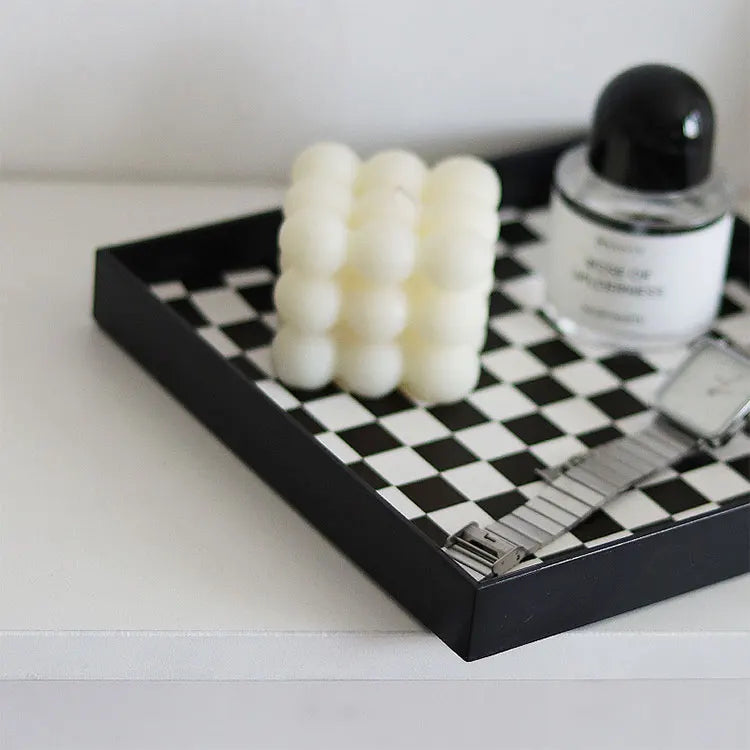 Checkerboard Desktop Valet Tray