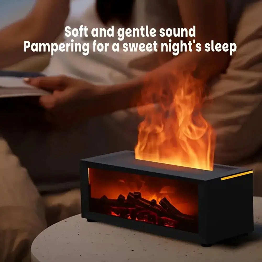 300ml Fireplace Flame Aroma Diffuser