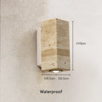 Travertine Wabi-Sabi Wall Light