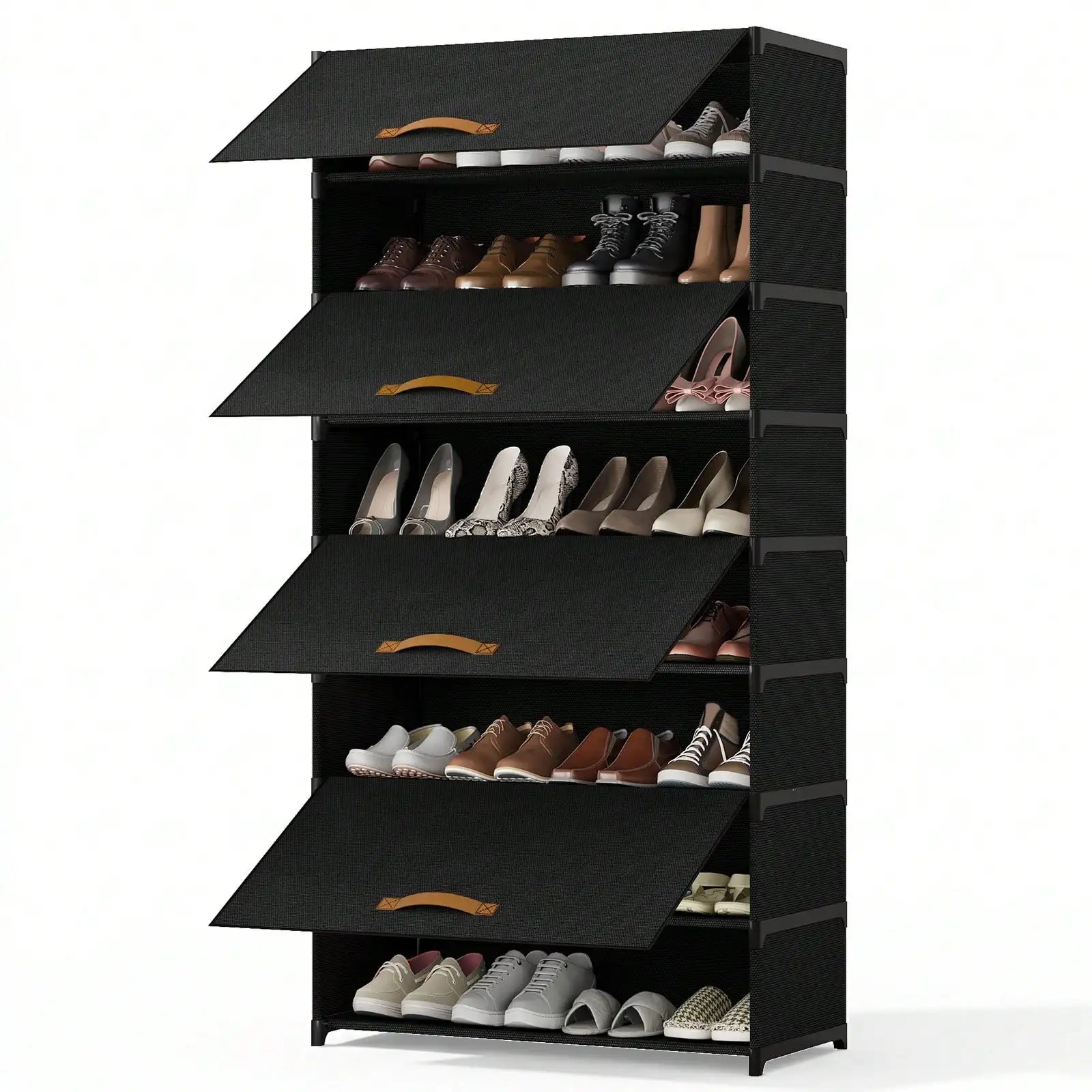 9-Tier Dustproof Shoe Storage Cabinet