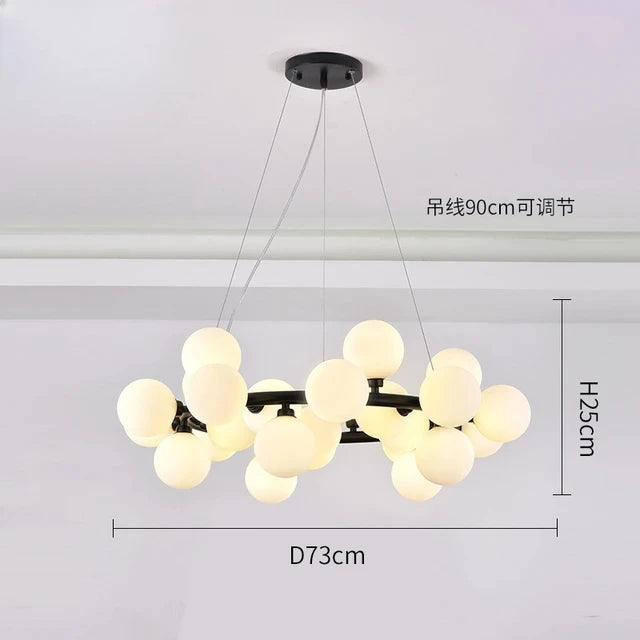 Glass LED Chandelier