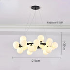 Glass LED Chandelier